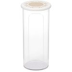 Банка для хранения сыпучих продуктов Эстетика 2,2л круглая, Бело-бежевый (упаковка 9 шт.)