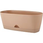 Горшок овальный InGreen Amsterdam для суккулентов, 25 см молочный шоколад (упаковка 6 шт.)