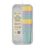 Набор многоразовых горшков для рассады InGreen for Green Republic, съемное дно, поддон, 12х200м микс