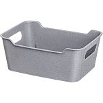 Корзинка универсальная Mango 2,4л. 230х160х90мм Гранит серый (упаковка 18 шт.)