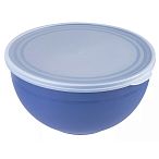 Миска с крышкой 3л, Голубой (упаковка 14 шт.)