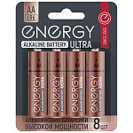 Батарейка алкалиновая Energy Ultra LR6/8B (АА)