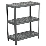 Полка АРМАДА (3 секции) Графитовый (упаковка 3 шт.)