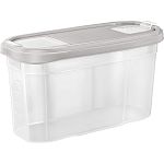 Банка для сыпучих продуктов BERGEN 2л пепельный жемчуг (упаковка 12 шт.)