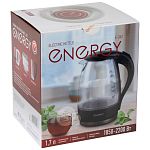 Чайник ENERGY E-262 (1.7л) стекло, пластик