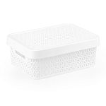 Корзина Элемент 11л (для хранения)(белый) (упаковка 7 шт.)