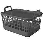 Корзина с крышкой Kobo 320x224x210мм, 12л, Серый (упаковка 16 шт.)