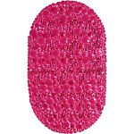 Коврик противоскользящий в ванную Линза 67х38 см, розовый ЦБ-00-673
