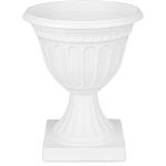 Вазон Олимпия 18л (на высокой ножке)(белый) (упаковка 4 шт.)