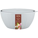 Салатник Sugar&Spice Vanilla с крышкой 2,8л трюфель (упаковка 14 шт.)