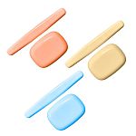 Набор дорожный (мыльница+футляр для зуб.щетки) (упаковка 30 шт.)