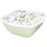 Салатник с крышкой с декором Perfect 4,5л, Зеленый (упаковка 6 шт.)