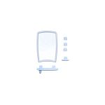 Набор д/ванной комнаты 'Беросси ' 41 светло-голубой * (упаковка 5 шт.)