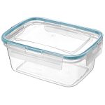 Контейнер для продуктов герметичный прямоугольный 1,3л с защелками (бесцветный) (упаковка 20 шт.)