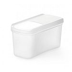 Емкость для сыпучих продуктов Лайн 1л, Белый (упаковка 30 шт.)