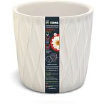 Горшок для цветов с дренажной вставкой Desert 11,2л (d265, h258мм)(молочный) (упаковка 3 шт.)
