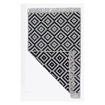 Коврик из хлопка KILIM GOLD 80х150 Черно-белый Турция 59634