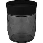 Банка для сыпучих продуктов Plast Team BLACK 0,5л круглая (упаковка 12 шт.)