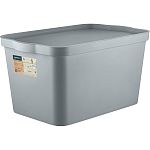 Ящик для хранения Keeplex Trendy 24 л 45,2х29,8х24,4 см серый топаз (упаковка 5 шт.)