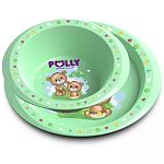 Набор детской посуды (2 тарелки) Polly
