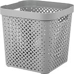 Корзина для хранения Plast Team STOCKHOLM, 20 л серый шторм (упаковка 10 шт.)