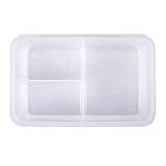 Контейнер с разделителями Экстра лок 1л Красный (упаковка 12 шт.)