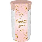 Банка для сыпучих продуктов Plast Team Confetti 1л клубничное пралине