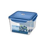 КОНТЕЙНЕР ДЛЯ ПРОДУКТОВ ГЕРМЕТИЧНЫЙ BRILLIANT КВАДРАТНЫЙ 1,7Л (Синий) (упаковка 12 шт.)