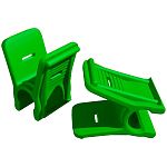 Зажим садовый для трубки (10шт) диаметр 10-12мм, для подвязки декор. растений