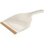 Совок Spin&Clean Wood, с кромкой, сливочный/бук (упаковка 10 шт.)