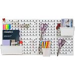 Органайзер настенный для хранения Keeplex Puzzle 652х100х326 мм белый (упаковка 5 шт.)