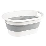 Таз ФЛЕКС овальный 32л складной  Смоки (упаковка 5 шт.)