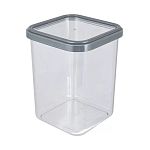 Банка для сыпучих продуктов Cubbo Scandi 1,2л, Серый (упаковка 12 шт.)