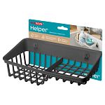 ДЕРЖАТЕЛЬ ПОДВЕСНОЙ НА ПРИСОСАХ HELPER, 236х125х79 ММ (Темно-серый) (упаковка 14 шт.)