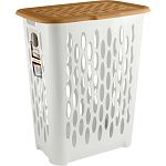 Корзина для белья Keeplex Wood с откидной крышкой 37л 42,2х29х51,5см (упаковка 4 шт.)