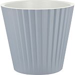 Горшок для цветов InGreen Sand D230мм, 5,8л c дренажной вставкой, Утренний туман (упаковка 15 шт.)