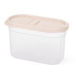 Емкость для сыпучих продуктов Космо 1,2л, с клапаном, Бежевый (упаковка 12 шт.)