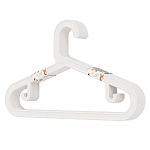 Набор вешалок-плечиков детских, 8 шт, Белый (упаковка 6 шт.)
