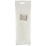 Хомут-стяжка нейлон, 100шт, 200х2,5мм, белый (упаковка 25 шт.)