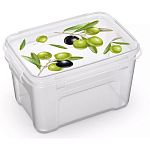 Контейнер прямоугольный для свч Fresh Олива 1,1л (упаковка 36 шт.)