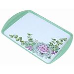 Поднос с рисунком ДЕКО 36х26см каменная роза (упаковка 30 шт.)