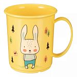 Кружка детская с декором 0,18л, Желтый (упаковка 18 шт.)