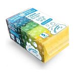 Губка для мытья посуды крупнопористая Color Plus 5 шт.