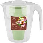 Набор для напитков Sugar&Spice Vanilla (Кувшин 1,9л+3 стакана 0,35л) прозрачный (упаковка 5 шт.)