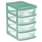 Универсальный бокс мини (4 секции) Фисташковый (упаковка 6 шт.)