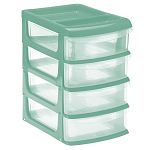 Универсальный бокс мини (4 секции) Фисташковый (упаковка 6 шт.)