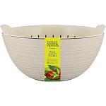 Миска-дуршлаг Sugar&Spice Cardamom 4,1 + 2,4л латте (упаковка 10 шт.)