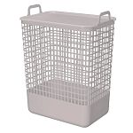 КОРЗИНА ДЛЯ БЕЛЬЯ С КРЫШКОЙ KOBO 380x262x500ММ, 35Л (Светло-бежевый) (упаковка 7 шт.)