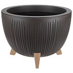 Кашпо ПЕТАЛИС D350мм 12л коричневый ротанг (упаковка 3 шт.)