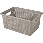 Корзина универсальная Wenge прямоугольная 20л, 430х300х200мм Серый (упаковка 4 шт.)